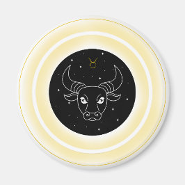 Imã Símbolo de Touro – Emblema Mínimo de Astronomia