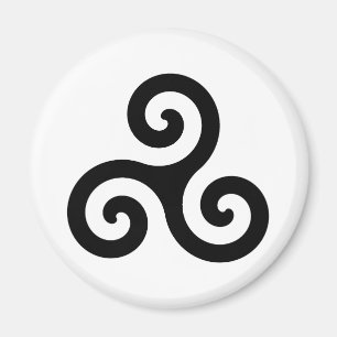 Imã Símbolo de Triskelion do céltico