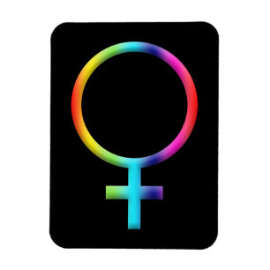 Ímã Símbolo de Vênus Arco-íris Astrologia Zodíaco Sign