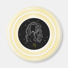 Imã Símbolo de Virgem – Emblema Mínimo de Astrologia