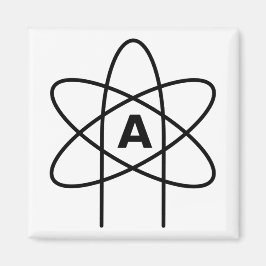 Imã Símbolo do ateísmo (Atom Emblem)