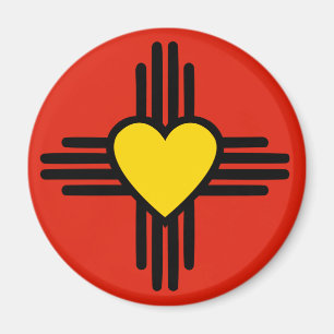 Imã Símbolo do coração de Zia