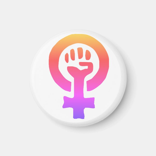 Imã Símbolo do Feminismo Vermelho (Frente)