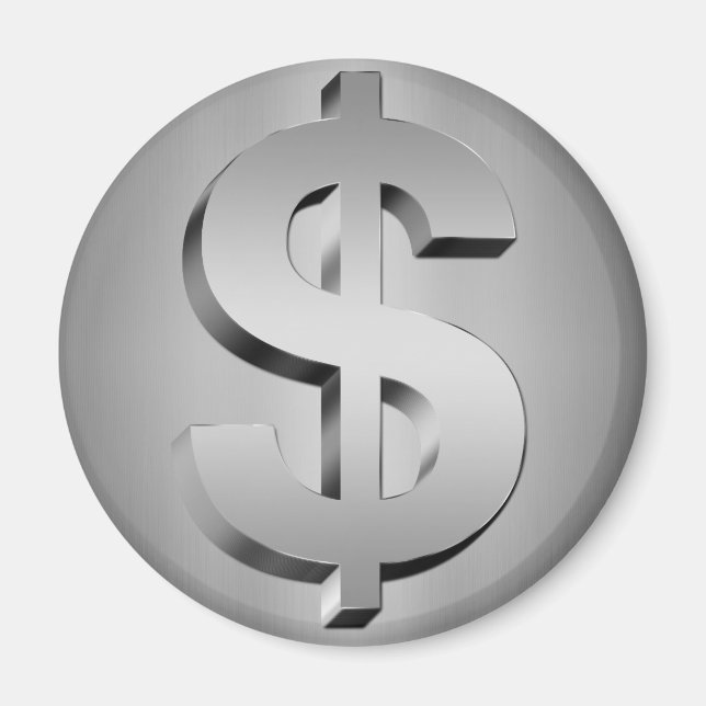 Imã símbolo dólar (Frente)