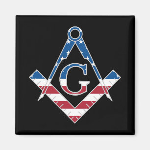 Imã Símbolo dos EUA Freemasonic