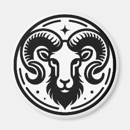 Imã Símbolo e Traços para Sinais Horóscópicos