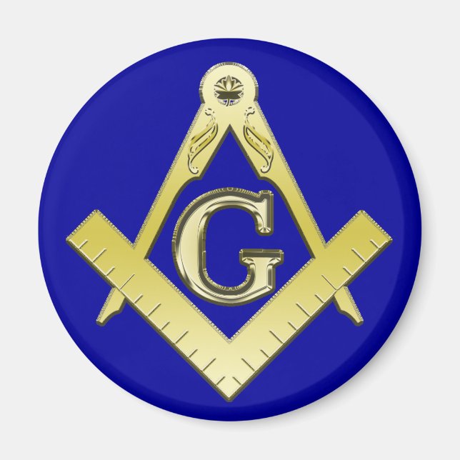 Imã Símbolo Freemonsry Magnet (Frente)