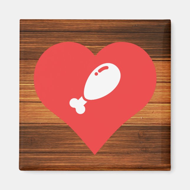 Imã Símbolo Fried Chicken (Frente)