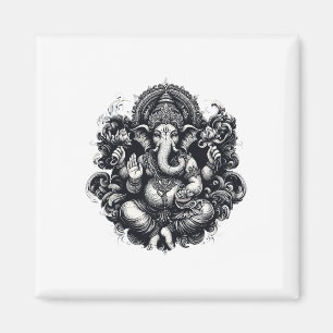 Imã Símbolo Ganesh Yoga Hindu Elefante Deus Ganesha Pu
