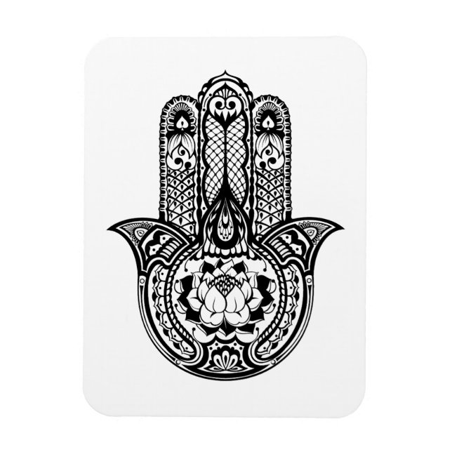 Ímã Símbolo Hamsa inspirado (Vertical)