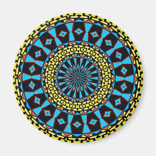 Imã Símbolo Hex Neerlandês Primavera Blue Circles