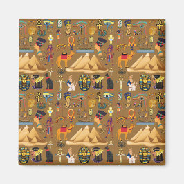 Imã Símbolo Hieróglifo Antiquado Egípcio