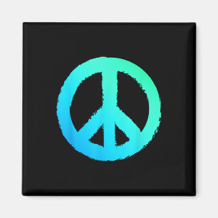 Imã Símbolo Hippie do Logotipo Anti-Guerra Sinal de Pa