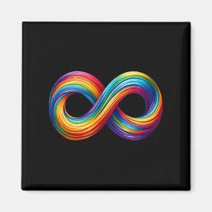 Imã Símbolo Infinito de Neurodiversidade Símbolo Arco-