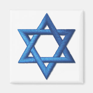 Imã Símbolo israelita judaico da estrela de David