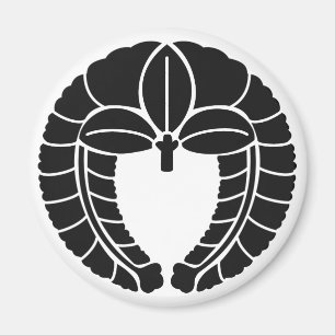 Imã Símbolo japonês da crista da família (KAMON)