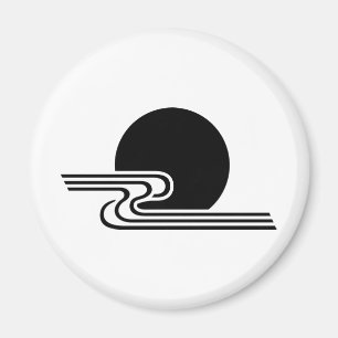 Imã Símbolo japonês da crista KAMON da família