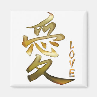 Imã Símbolo KANJI Japonês para Série Love