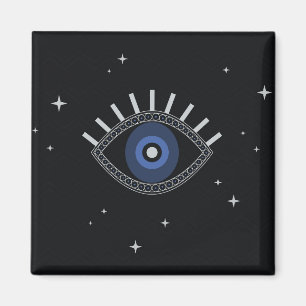 Imã Símbolo mágico de proteção dos olhos azuis