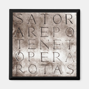 Imã Símbolo mágico secreto antigo das rotas de Sator