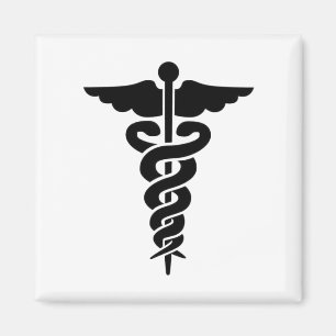 Imã Símbolo Médico Caduceus