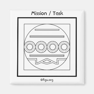 Imã Símbolo Missão/Tarefa