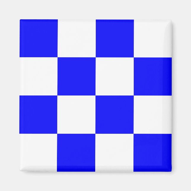 Imã Símbolo náutico alfabético - Sinal N (novembro) (Frente)