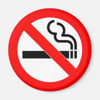 Imã Símbolo oficial internacional de não fumar