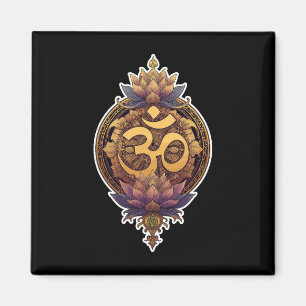 Imã Símbolo Om Espiritual Meditar Ioga Mantra Divino 