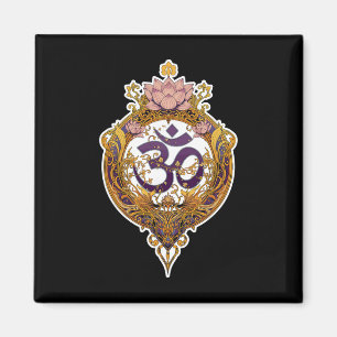 Imã Símbolo Om Espiritual Zen Paz Yoga Meditação
