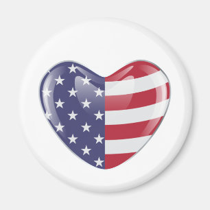 Imã Símbolo original americano bandeira americana em 