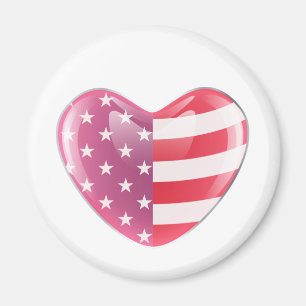 Imã Símbolo original americano bandeira americana em