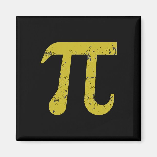 Imã Símbolo Pi Day 2025 Pi (Frente)
