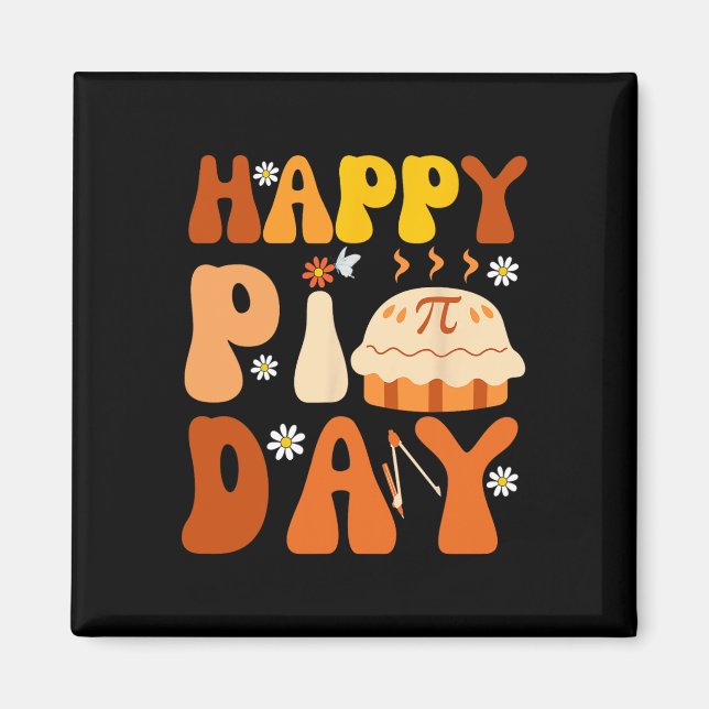 Imã Símbolo Pi Day 3,14 Pie Day Pi Para Amantes De Mat (Frente)