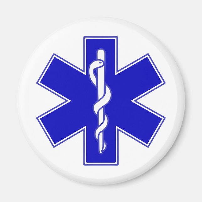 Imã Símbolo Star of Life (Frente)