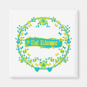 Imã Símbolo suecia de Verão