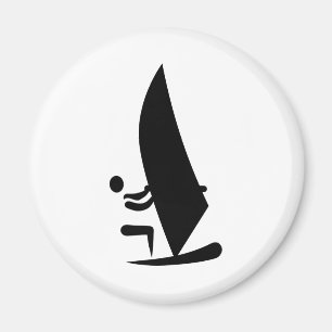 Imã Símbolo Windsurfing