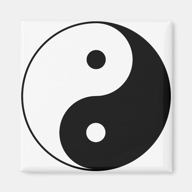 Imã Símbolo YIN E YANG (Frente)