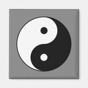 Imã Símbolo Yin e Yang (Taijitu Chinês)
