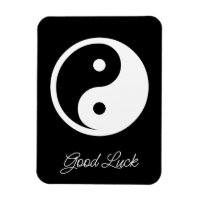 Símbolo Yin Yang - tatuagem sólida design 2