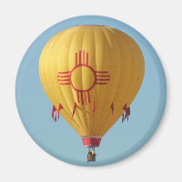 Símbolo Zia Sun do Magneto de Ballon de Ar Quente