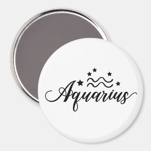 Imã Símbolo Zodiac Aquarius