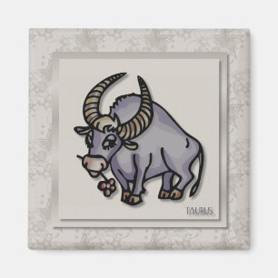 Imã Símbolo Zodiac Taurus Magnet