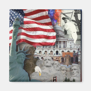 Imã Símbolos americanos dos EUA