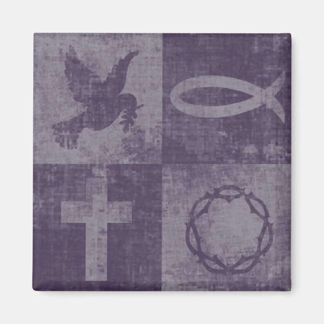 Imã Símbolos Cristãos (Frente)