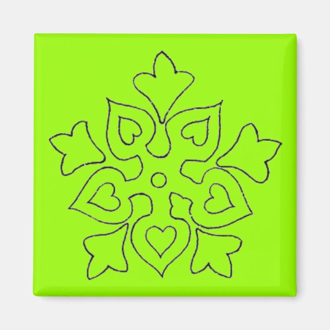 Imã Símbolos Cristãos Magnet (Frente)