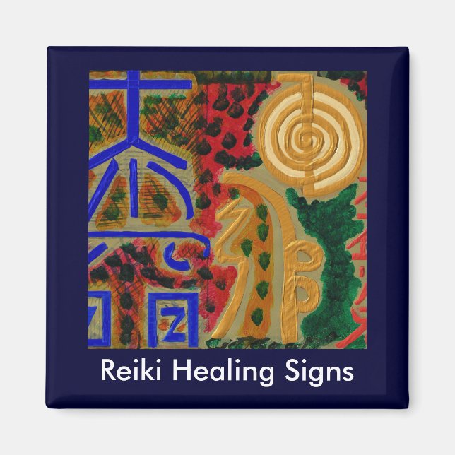 Imã Símbolos de cura principal REIKI (Frente)