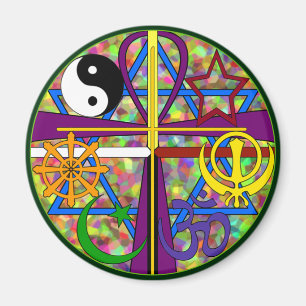 Imã Símbolos do espiritual da unidade