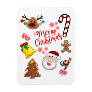 Ímã Símbolos do Feliz Natal Magnet
