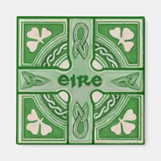 Imã Símbolos do Magnet da Irlanda (Frente)
